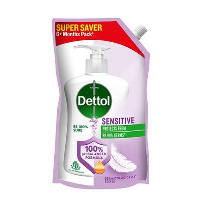 Dettol Liquid Handwash - Sensitive (Refill Pack) 675 ml - Hand Wash & Soaps