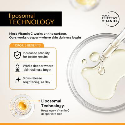 Deconstruct 10% Vitamin C Serum for Brightening Liposomal Technology for Visible Glow (30 ml) - Face Serum