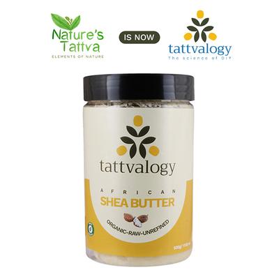 Tattvalogy Organic Shea Butter Raw Unprocessed & Unrefined 500 gm - Body Butter