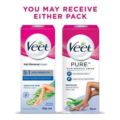 Veet Hair Removal Cream - Sensitive 50 gm - Shaving & Hair Removal