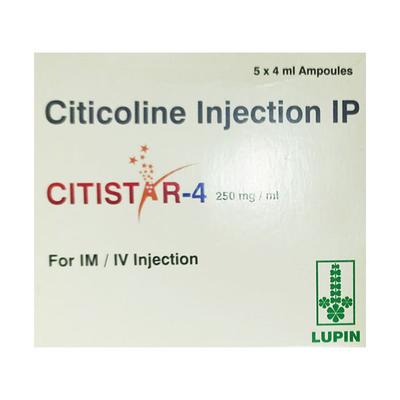 Citistar 4 Injection 4ml - Nootropics And Neurotrophics