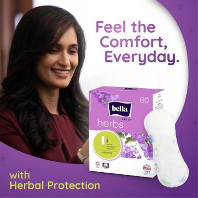 Bella Herbs Verbena Normal Panty Liners 60's - Panty Liners