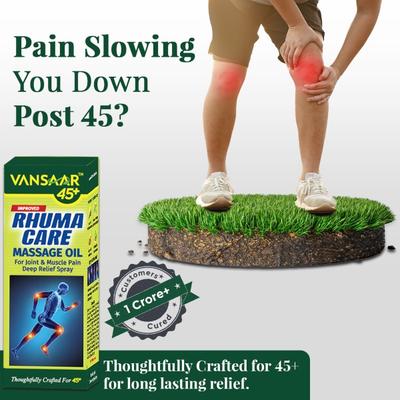 Vansaar 45+ Rhuma Care Massage Oil 50 ml - Pain Relief (Ayush)