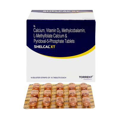 Shelcal XT Tablet 15'S - Supplements-Cal