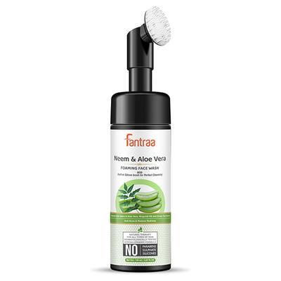 Fantraa Neem & Aloe Vera Foaming Face Wash with Built 150 ml - Face Wash & Cleansers