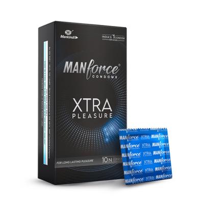 Manforce Xtra Pleasure Condoms 3's - Plain/Flavoured Condoms