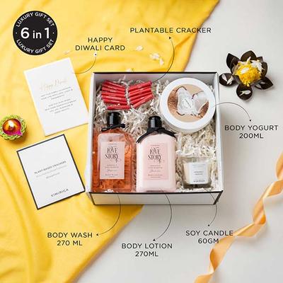 Kimirica Happy Diwal Gift Set 900 gm - Bath Kits & Sets