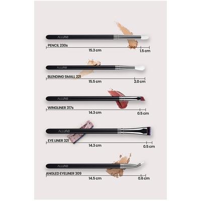 Allure Professional Makeup Brush (Set of 10) (Eye Brushes SGKE-10) 1's - Face Brush