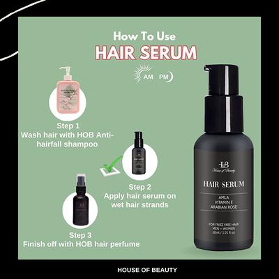 House of Beauty Intensive Hair Growth Serum W,T Sunscreen for Dry, Frizzy & Dull Hair 30 ml - Hair Serums