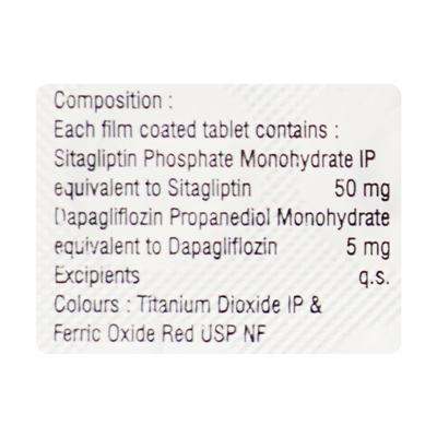 ZENSITA D 50/5 Tablet 10's - Diabetes-Ant