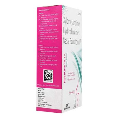 Nosikind Nasal Spray 10ml - Nasal Congestion-Nas