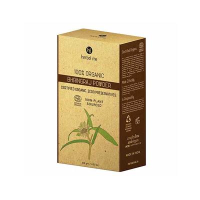HM Herbal Me 100% Organic Bhringraj Powder 120gm - Powder