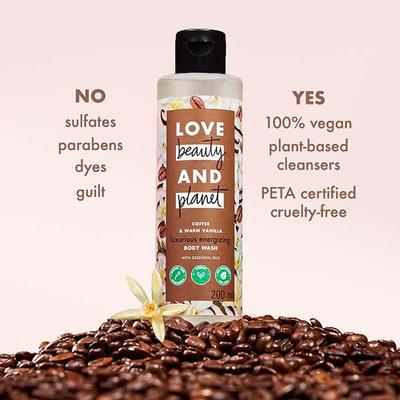 Love Beauty And Planet Coffee and Warm Vanilla Sulfate Free Body Wash 400 ml - Shower Gels & Body Wash