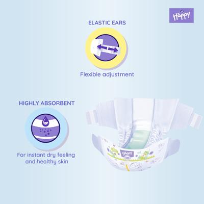 Bella Baby Happy Diapers 24's (XS) - Diapers & Wipes