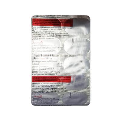 RUTOFLAM PLUS Tablet 10's - Pain relief-Ant