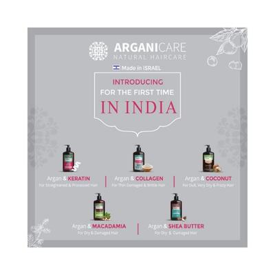 Arganicare Revitalizing Organic Argan Oil and Collagen Shampoo 400 ml - Shampoos