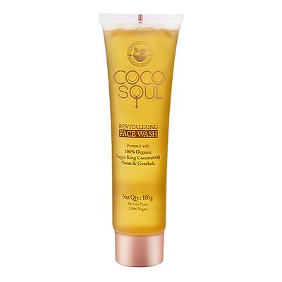 Coco Soul Face Wash -With Coconut & Ayurveda- Paraben & Sulphate Free 100ml - Face Wash & Cleansers