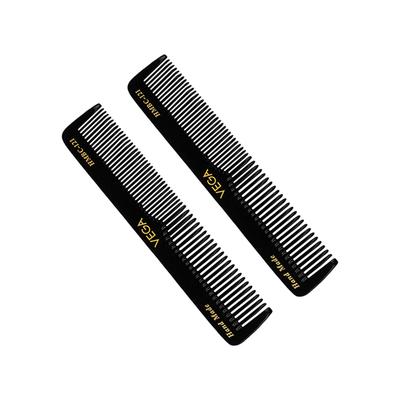 Vega Graduated Dressing Hair Comb for Men and Women, Black (VC2HMBC-121) 2's - Hair Combs