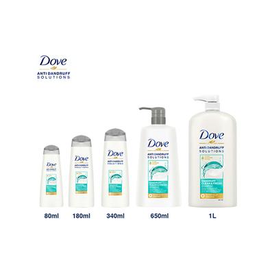 Dove Dandruff Clean & Fresh Shampoo for Dry, Itchy & Flaky Scalp 1000 ml - Shampoos