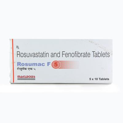 Rosumac F 5mg Tablet 10'S - High Cholesterol-Dys