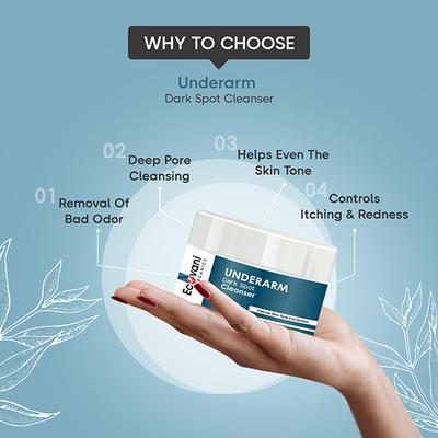 ECOVANI Underarm Dark Spot CLEANSER 50 gm - Creams/Oils/Lotions