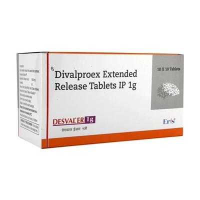 Desval ER 1gm Tablet 10'S - Epilepsy/Convulsion-Ant