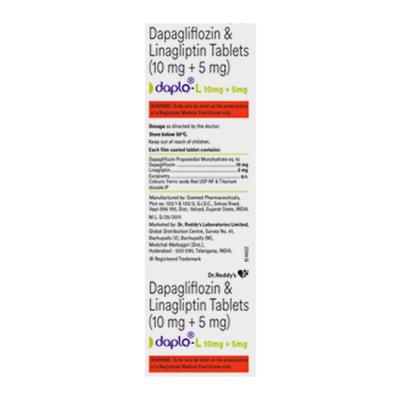 DAPLO L 10/5mg Tablet 10's - Diabetes-Ant