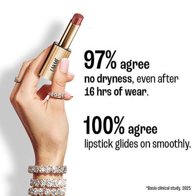 Lakme Unreal 3D Slim Bullet, Matte Finish, Nude Reign, 3.6gm - Lipsticks