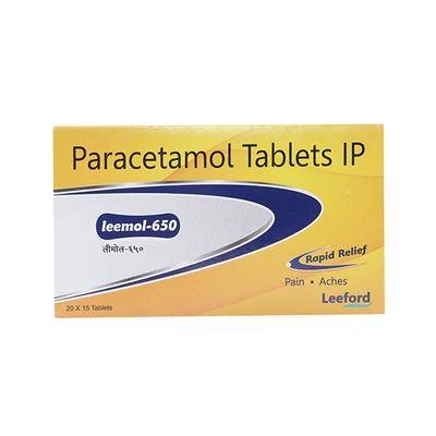 LEEMOL 650 Tablet 15's - Fever-Ana