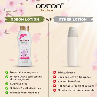 Odeon Silky Smooth Blossom Body Lotion 400 ml - Lotions & Creams