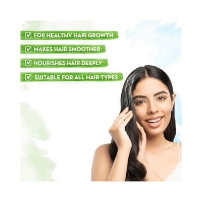 Mamaearth Almond Hair Mask For Smoothening Hair with Cold Pressed Almond Oil & Vitamin E for Healthy Hair Growth 200 gm - Hair Masks & Packs