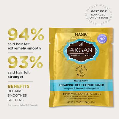 Hask Argan Oil Repairing Deep Conditioner 50 gm - Hair Masks & Packs