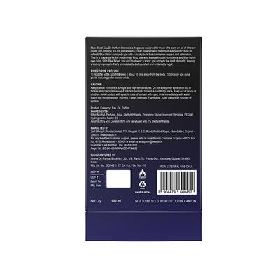 Beardo Blue Blood Perfume EDP 100 ml - Men Perfumes (Edt/Edp)