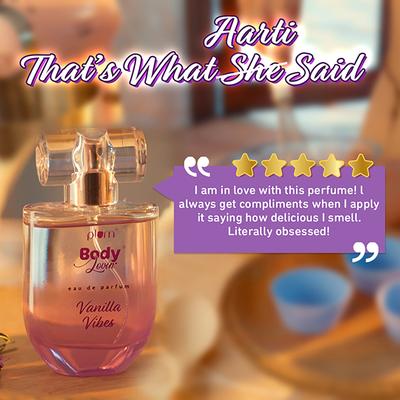 Plum BodyLovin' Vanilla Vibes Eau De Parfum - Long Lasting Warm Vanilla Perfume 50 ml - Women Perfumes (Edt/Edp)