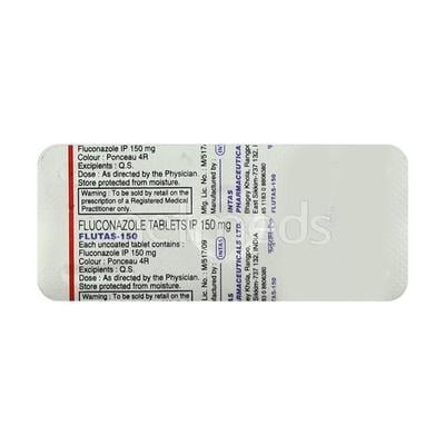 Flutas 150mg Tablet 1'S - Fungal Infections-Anf