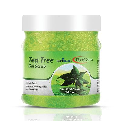 Gemblue Biocare Tea Tree gel scrub 500 ml - Scrubs & Exfoliants
