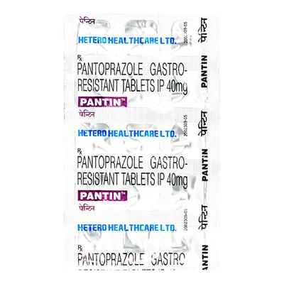 Pantin 40mg Tablet 15'S - Ulcer/Reflux/Flatulence-Aaa