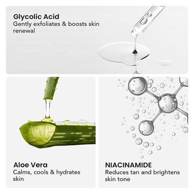 O3+ Dtan Face Serum with Niacinamide for Tan Removal, Glow & Brightening De-tan 30 ml - Face Serum