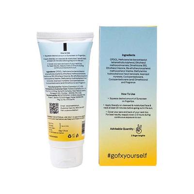 Skin Fx Sun Tease Tinted Sunscreen SPF 50 PA+++ Blue light Protection 50 gm - Face Sunscreen