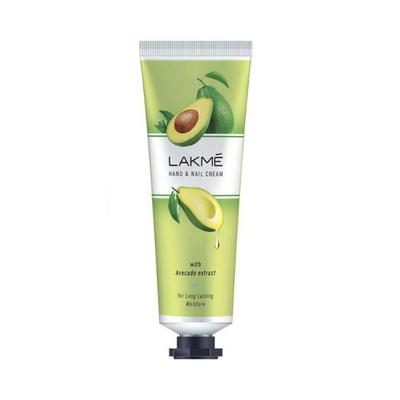 Lakme Hand and Nail Cream with Avocado Pentavitin and Almond Oil 30 gm - Hand Creams