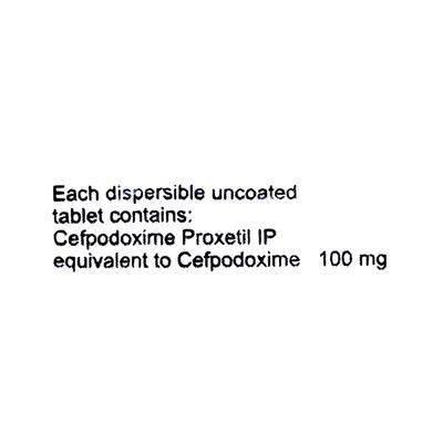 Polypod DT 100mg Tablet 10'S - Bacterial Infections-Cep