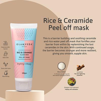 Glamveda Korean Glass Skin Rice & Ceramide Brightening Combo For Women5 Items With Premium Gift Box 1's - Makeup Kits & Sets