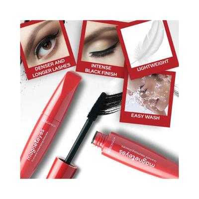 Faces Canada Magneteyes Trio Pack ( Kajal - 0.35gm), ( Eyeliner - 3.5ml ), ( Mascara - 9.5ml ) 1s - Kajal & Kohls