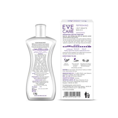 Evecare Intimate Hygiene Wash Refreshing 90 ml - Intimate Care