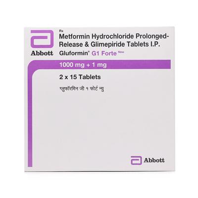 GLUFORMIN G1 FORTE NEW Tablet 15's - Diabetes-Ant
