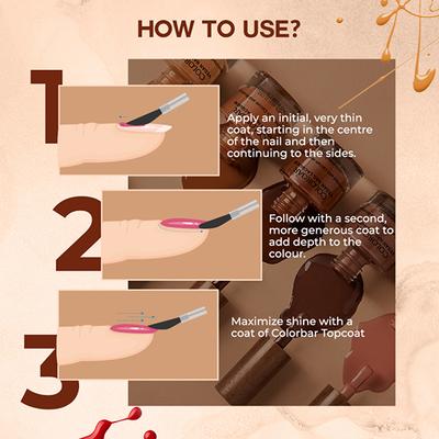 Colorbar Vegan Nail Lacquer Glow Up-182 8 ml - Nail Polish