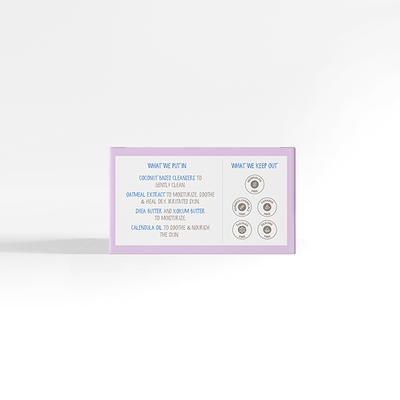 The Moms Co. Natural Baby Soap with Shea Butter, Calendula Oil and Oatmeal each 75gm 2's - Baby Soap