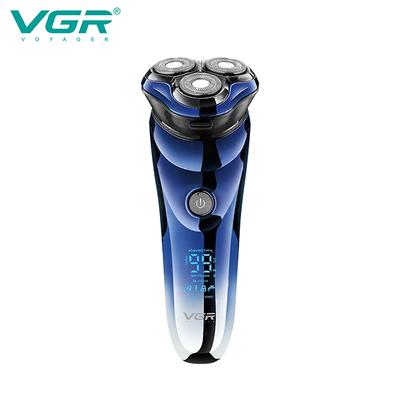 VGR V-305 Wet and Dry Shaver, 100 min Runtime (Blue) 1's - Shavers