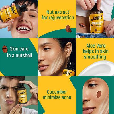 GONUTS By Bewakoof Pecan Do it Face Wash 150 ml - Scrubs & Exfoliants