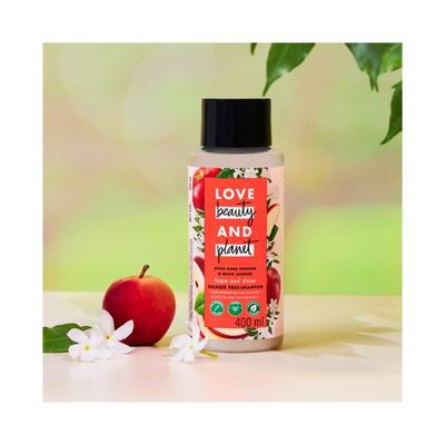 Love Beauty And Planet A Pple Cider Vinegar & Jasmine Sulfate Free Shine Shampoo 400 ml - Shampoos